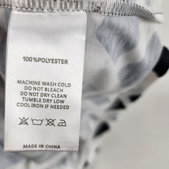 Ouku Shirt Mens XL Black White Geometric Print L/S Pullover NWT - Picture 7 of 7